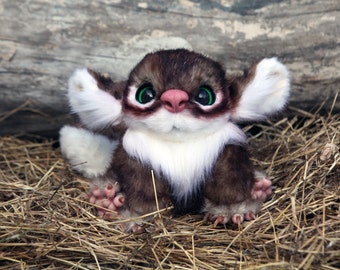 Cute Monster Plush - OOAK doll