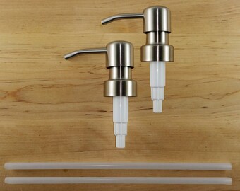 Soap Dispenser Pump, Replacement Soap Pump Top For Jack Daniels, Wine Bottle Soap Dispenser, Mason Jar Soap Dispenser, Lotion Dispenser-2PK