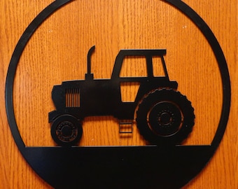 Tractor Circle Wall Art