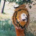 Sterling Enamel Cloisonne Lion Brooch Pin – King of the Jungle 1970s Jewelry