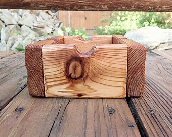 Hand Hewn Cedar Cord Burning Box for Baby's Birth