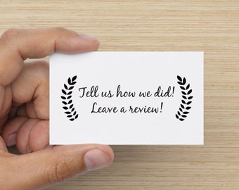 REVIEW REMINDER CARD - Laurels