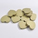 Deep gold wood heart beads supply,30pcs wooden heart pendants ,flat heart bead,painted heart,25mm heart beads for jewelry making--GD3714