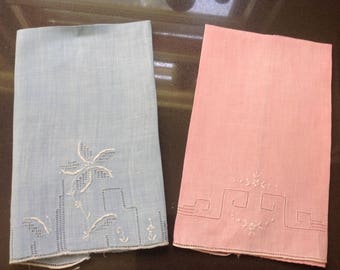 Vintage handkerchief - set of 2