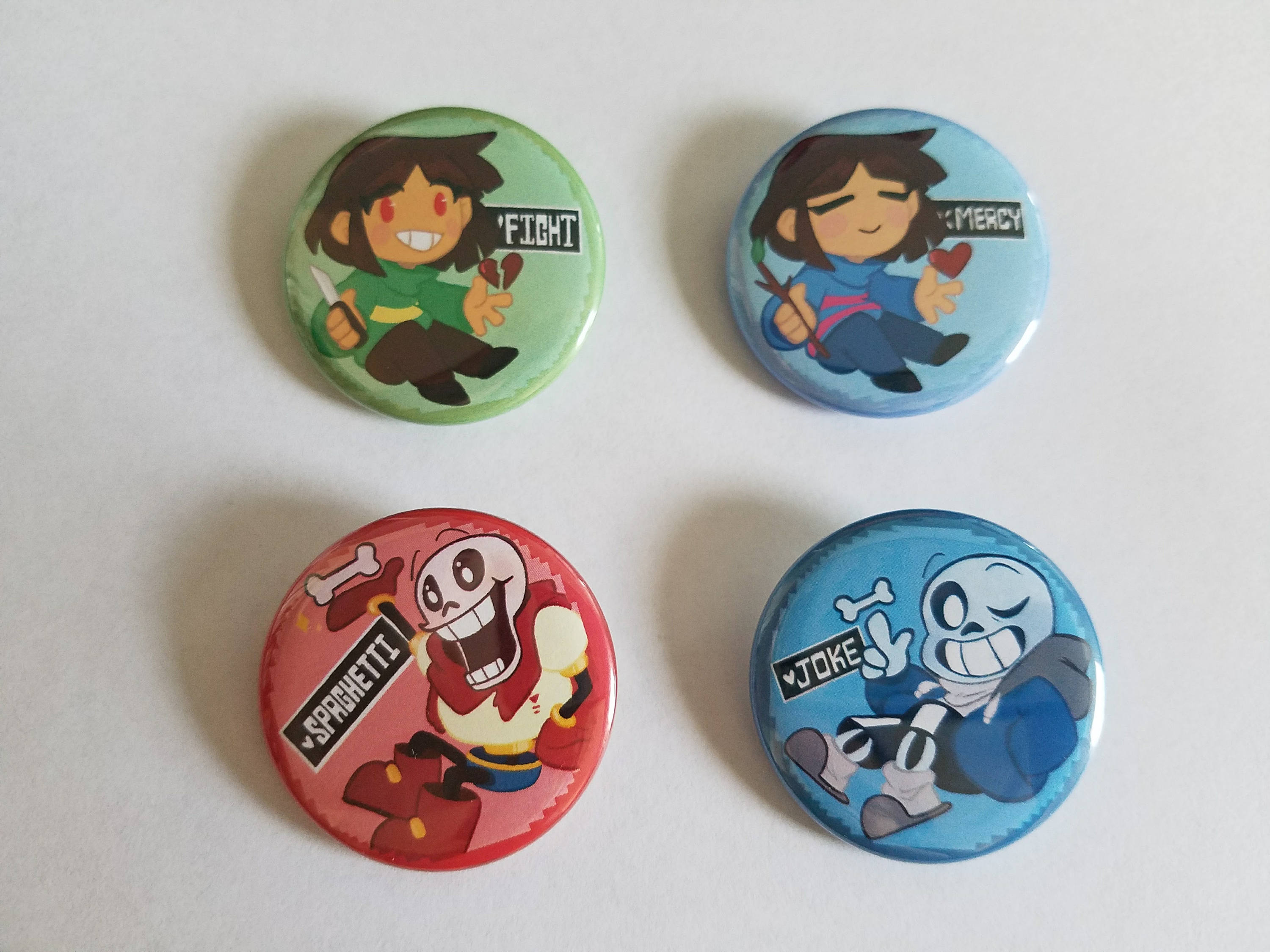 Undertale Pins