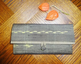 Silk kimono man glasses case "Tsumugi 2"