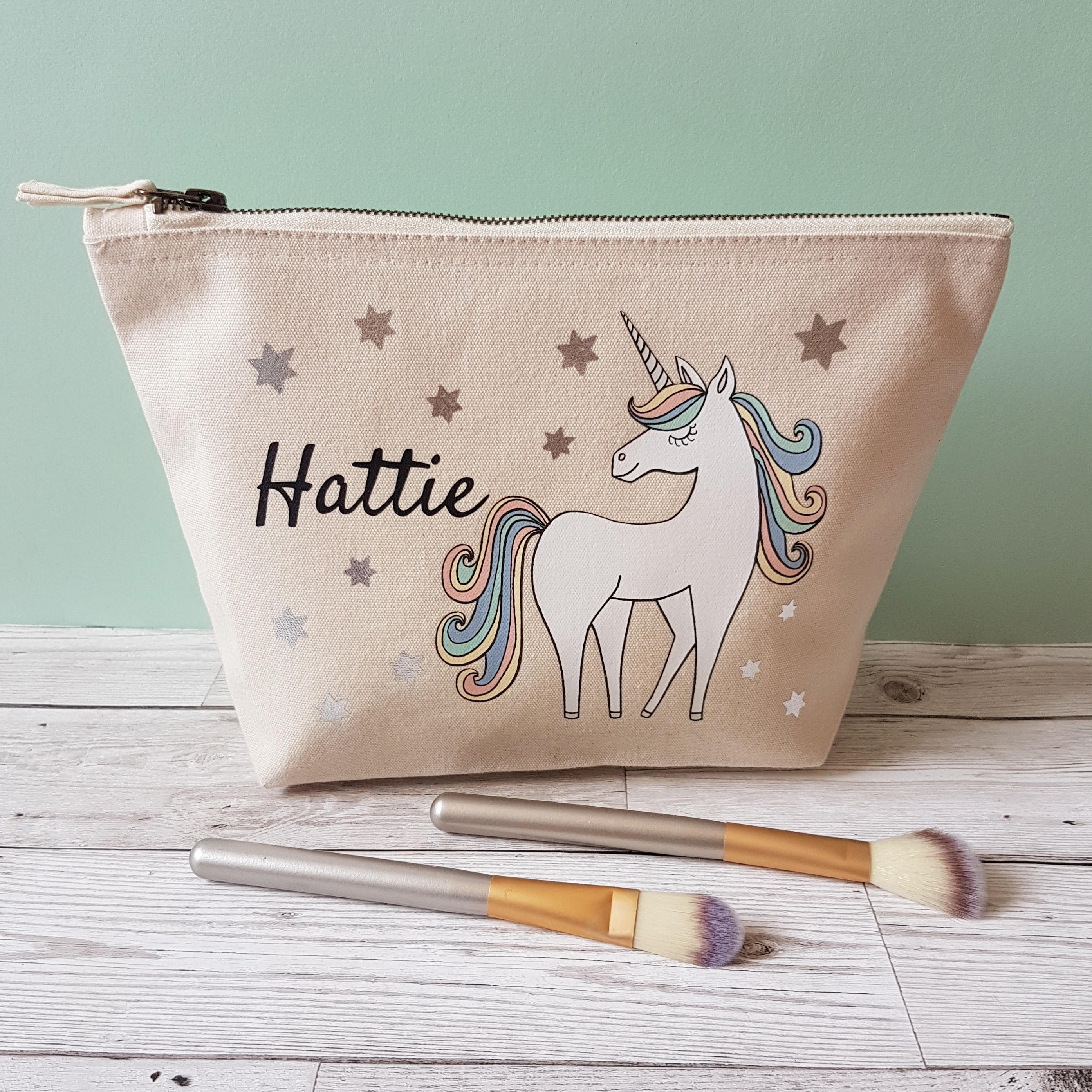 Personalised Unicorn Makeup Bag Unicorn Gift Unicorn