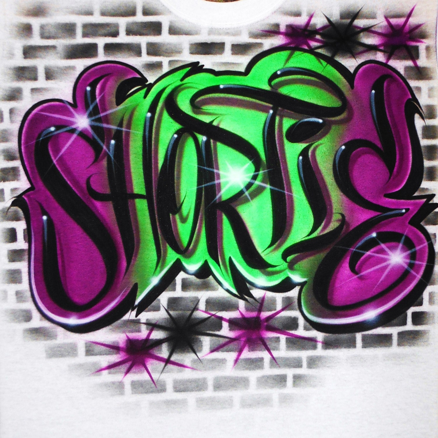 airbrush graffiti t shirt