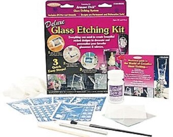 Armour Glass Etching Kit-Deluxe glass-etching-Deluxe etching- glass etching kit