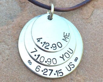Men's Necklace, Boyfriend Necklace,Husband Necklace, personalized for dad, father necklace, dad necklace,natashaaloha