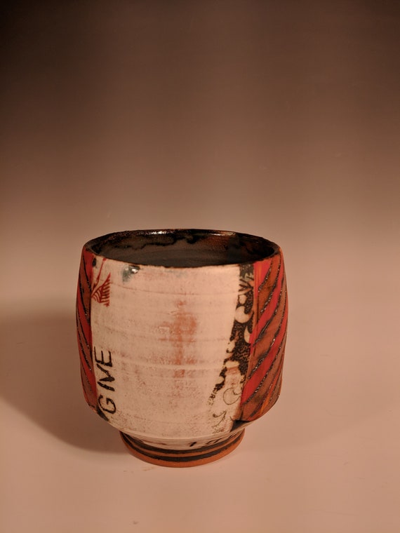 Handmade Ceramic Tea Bowls, Story Cups - Give