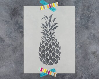 Pineapple Stencil - Reusable DIY Craft Stencils of a Pineapple