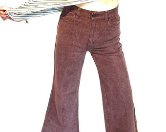 Burgundy Highroller Kick Flare