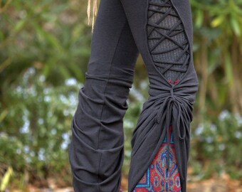 Stained Glass Teardrop Dance Pants - Festival Clothing Yoga Wear