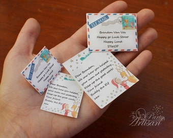 Elf Letter! Editable mini letter & envelope