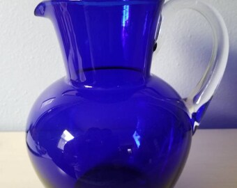 Vintage blue pitcher
