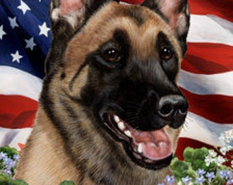 Belgian Malinois Garden Flag 162511