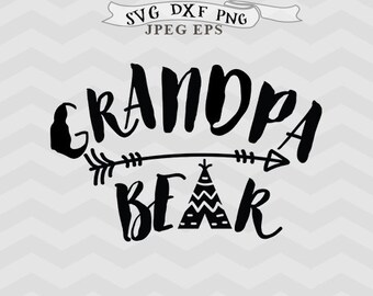 Download Papa Bear SVG Teepee Svg dad svg father SVG mama bear SVG