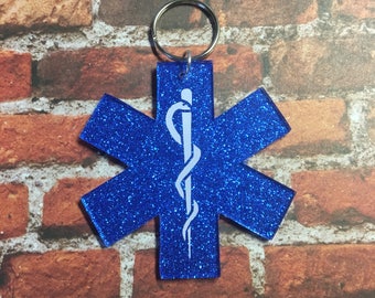 EMT logo keychain