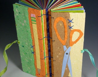 Scissors and Pencil Journal