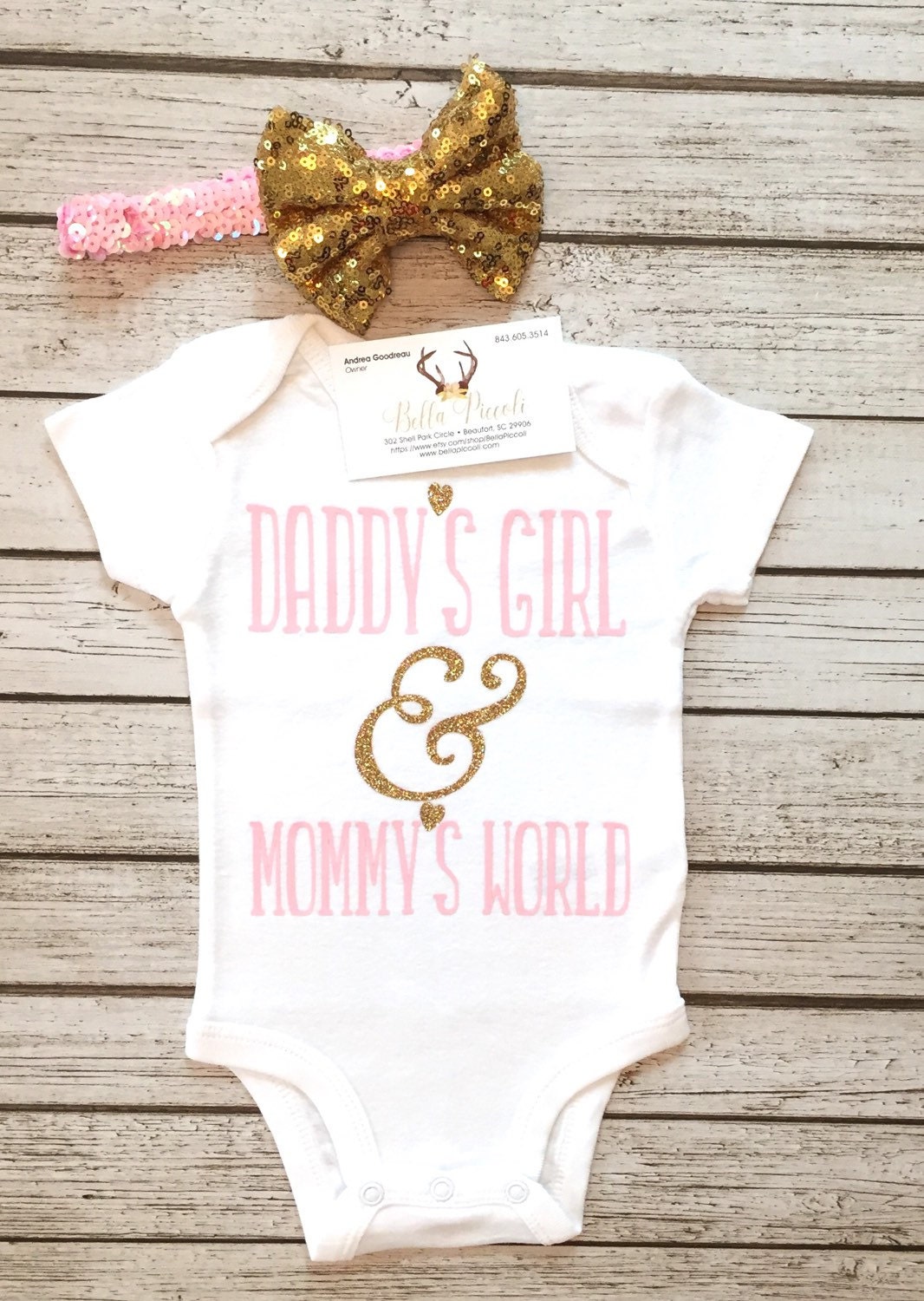 Baby Girl Clothes Daddy's Girl & Mommy's World