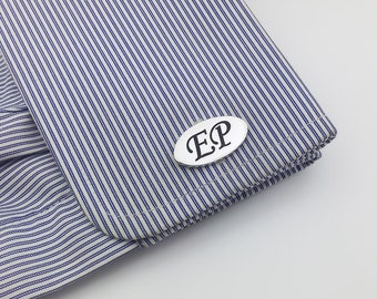 Personalized Cufflinks - Initial Cufflink - Groom Wedding Cufflinks -Letters Cufflinks - Initials Cufflinks -Father's day gift