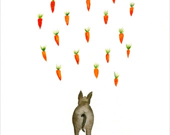 Baby Nursery Decor / Children's Wall Art / Watercolor Print