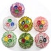 Button ~ Glass Moonglows Pierced Pictorials - Small