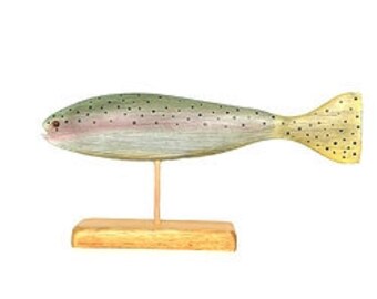 Wooden Rainbow Trout