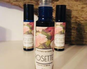 ROSETTE Perfume Oil, Essential Oil, Aromatherapy, Roll On Perfume