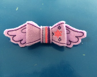 Twilight inspired 3D felt hair bow