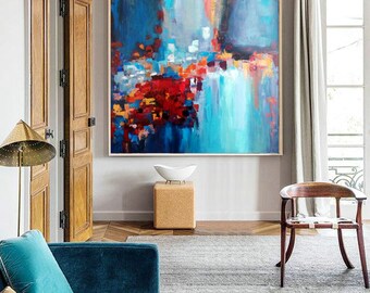 Oil Painting, Abstract painting, Original art, Heavy Texture, Painting On Canvas, Large wall art, Living Room Decor, Abstract Art, On Canvas