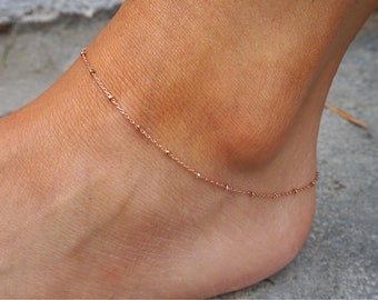 Sparkle Anklet // Gold Filled + Sterling Silver // Au Courant x Sam Ozkural Jewelry