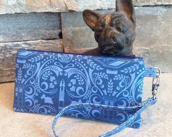 Doctor Who inspired zipper pouch.