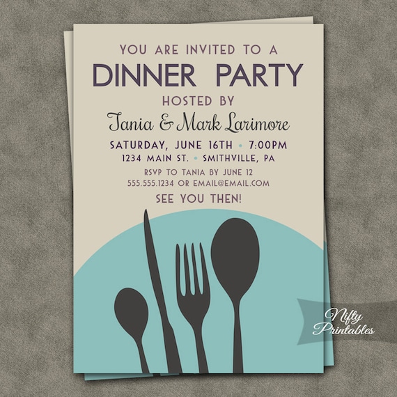 dinner party invitations printable dinner party invites invitation to party