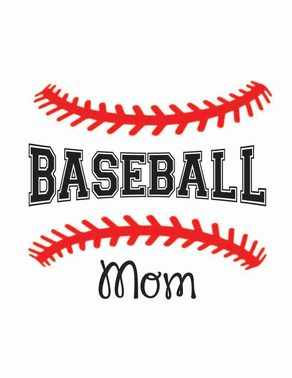 Download Baseball Mom SVG Baseball Stitching T-shirt Design