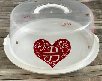 Cake Carrier - Valentine's Day