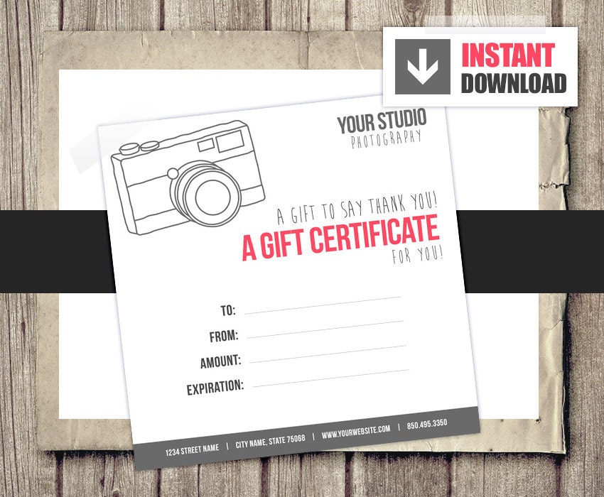 oil change gift certificate template