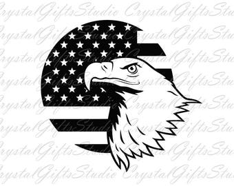 Eagle svg, us flag svg, american flag svg, 4th of july svg, fourth of july svg, independence svg, usa svg, svg files for cricut, svg, dxf