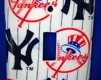 Yankees Single Light Switchplate