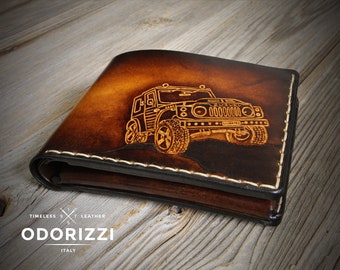 Personalized engraved leather wallet, personalized leather wallet, engraved leather wallet, custom leather wallet with your picture engraved