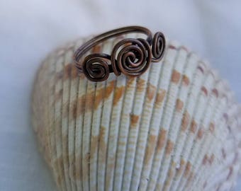 Copper Ring Size 8 1/2