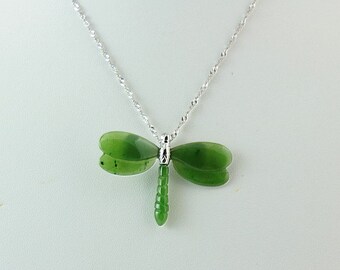 Necklace in Vintage, Nephrite Jade Necklace, Artisan necklace, Jewelry necklace, Bridal Necklace, Brides Necklace, Brides maid Gift, Gift