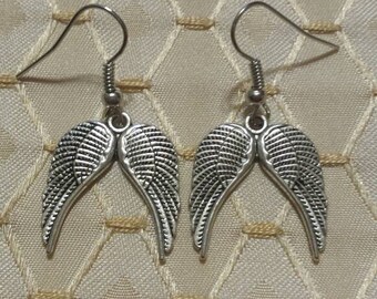 Daryl Dixon Angel Wings Earrings The Walking Dead