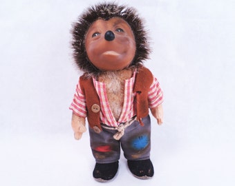 Steiff Mecki Pa Hedgehog Doll Vintage 50s