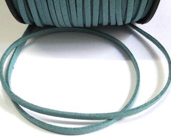 1 m cord Suede Blue 1 3 mm
