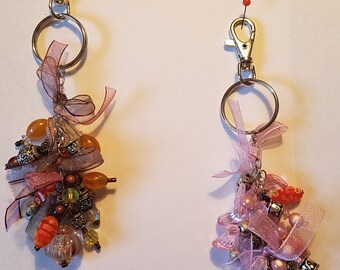 Purse Charm Jingle Jangle Key Ring