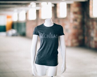 Michigan Trees Design T Shirt