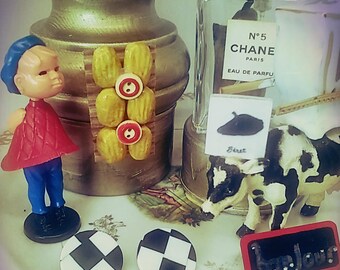 French vintage earrings