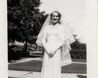 Lot of 30 Vintage photos of Weddings 1930s thru 50s snapshots photographs